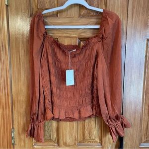 A New Day Smocked Blouse